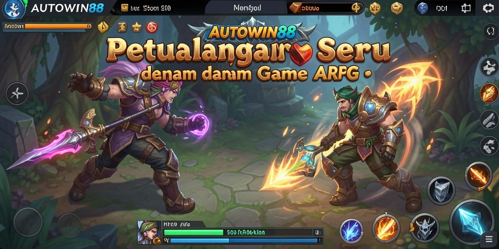Tampilan menakjubkan dari gameplay ARPG AUTOWIN88.