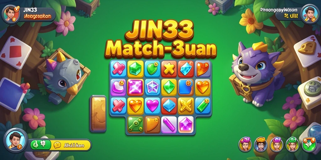 Gameplay JIN33 yang penuh warna dan menantang.
