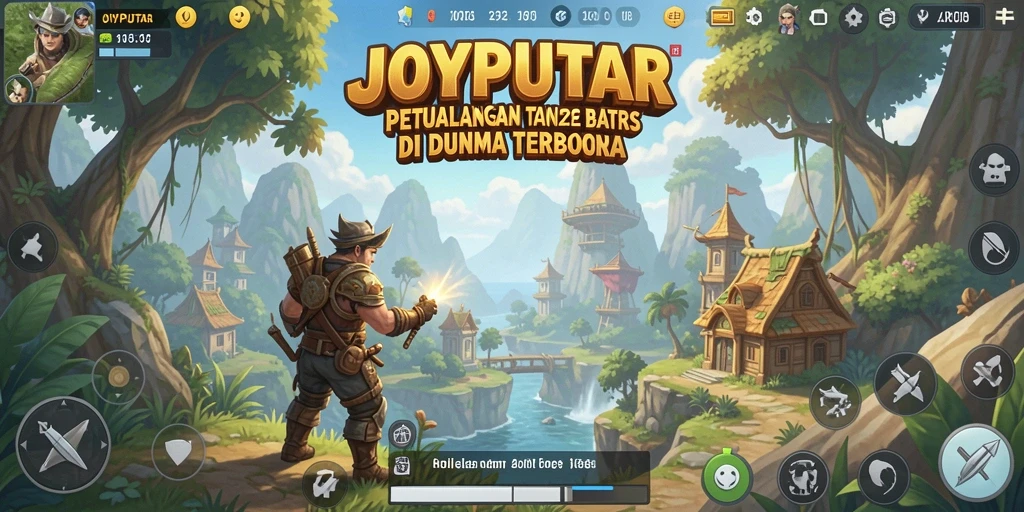 Tangkapan layar gameplay <strong>JOYPUTAR</strong> menampilkan suasana eksplorasi di dunia terbuka.