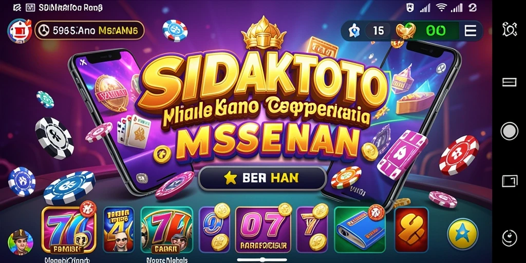 Tampilan gameplay menarik di aplikasi SIDAKTOTO untuk pengalaman Kasino.