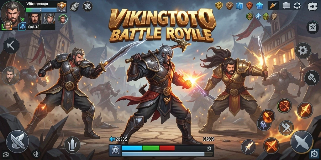 Screenshot VIKINGTOTO yang menunjukkan aksi pertarungan seru.
